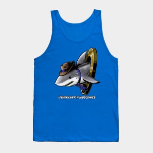 Sharks with Jobs Comics Group Tank Top